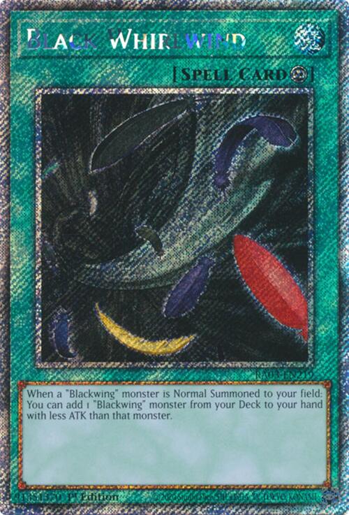 Black Whirlwind (Platinum Secret Rare) [RA03-EN219] Platinum Secret Rare | Good Games Adelaide SA