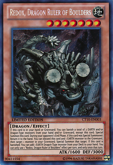 Redox, Dragon Ruler of Boulders [CT10-EN003] Secret Rare | Good Games Adelaide SA