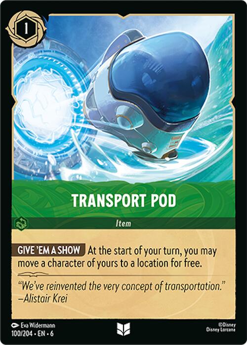 Transport Pod (100/204) [Azurite Sea] | Good Games Adelaide SA