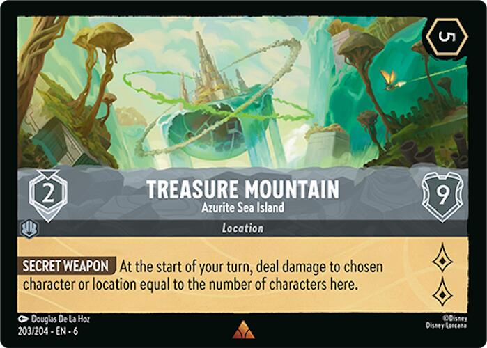 Treasure Mountain - Azurite Sea Island (203/204) [Azurite Sea] | Good Games Adelaide SA
