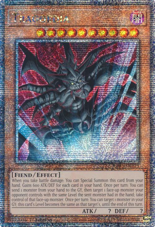 Tragoedia (Quarter Century Secret Rare) [RA03-EN223] Quarter Century Secret Rare | Good Games Adelaide SA