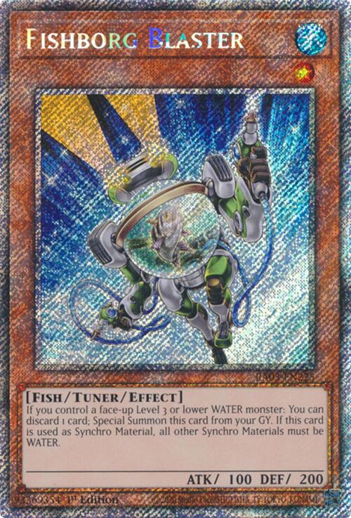 Fishborg Blaster (Platinum Secret Rare) [RA03-EN225] Platinum Secret Rare | Good Games Adelaide SA