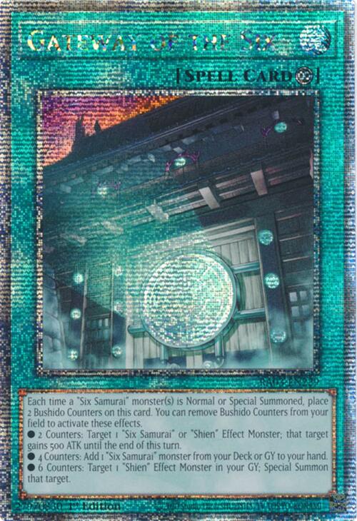 Gateway of the Six (Quarter Century Secret Rare) [RA03-EN229] Quarter Century Secret Rare | Good Games Adelaide SA