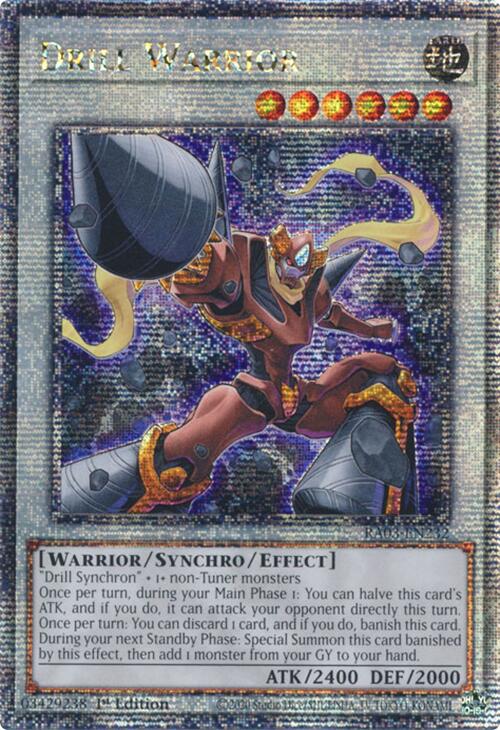 Drill Warrior (Quarter Century Secret Rare) [RA03-EN232] Quarter Century Secret Rare | Good Games Adelaide SA