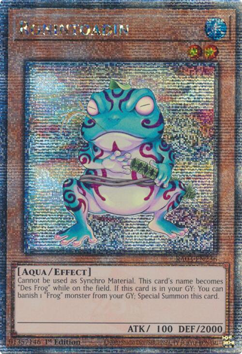 Ronintoadin (Quarter Century Secret Rare) [RA03-EN236] Quarter Century Secret Rare | Good Games Adelaide SA