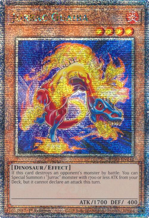Jurrac Guaiba (Quarter Century Secret Rare) [RA03-EN242] Quarter Century Secret Rare | Good Games Adelaide SA