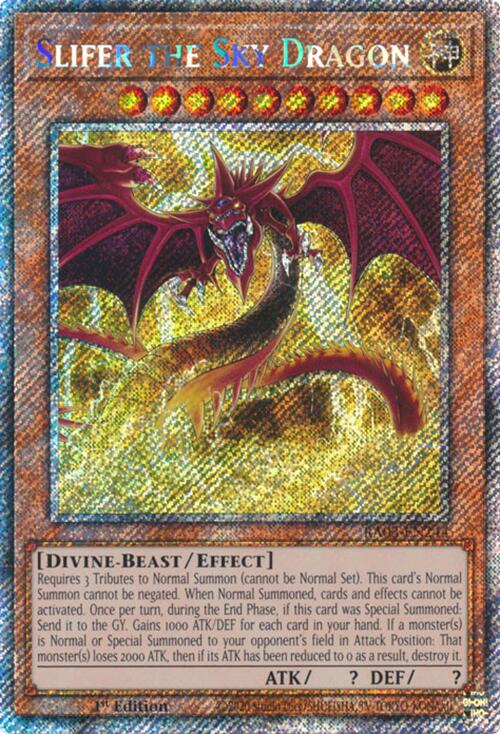 Slifer the Sky Dragon (Platinum Secret Rare) [RA03-EN244] Platinum Secret Rare | Good Games Adelaide SA