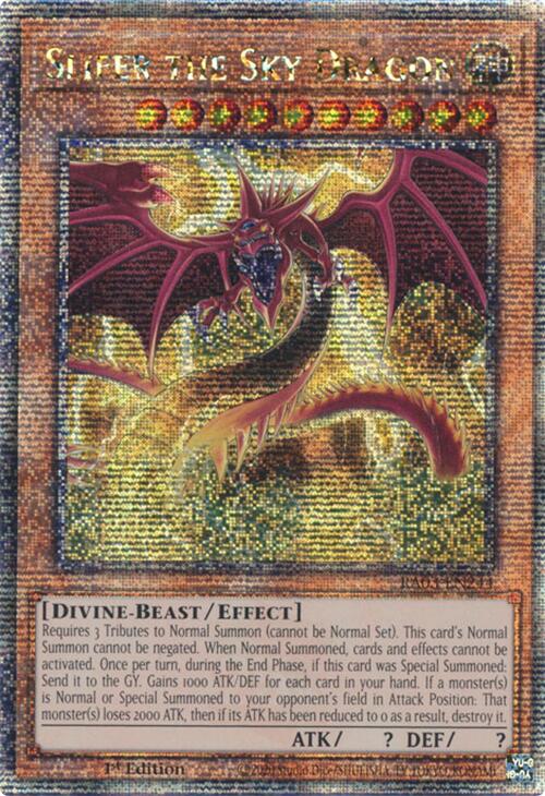 Slifer the Sky Dragon (Quarter Century Secret Rare) [RA03-EN244] Quarter Century Secret Rare | Good Games Adelaide SA