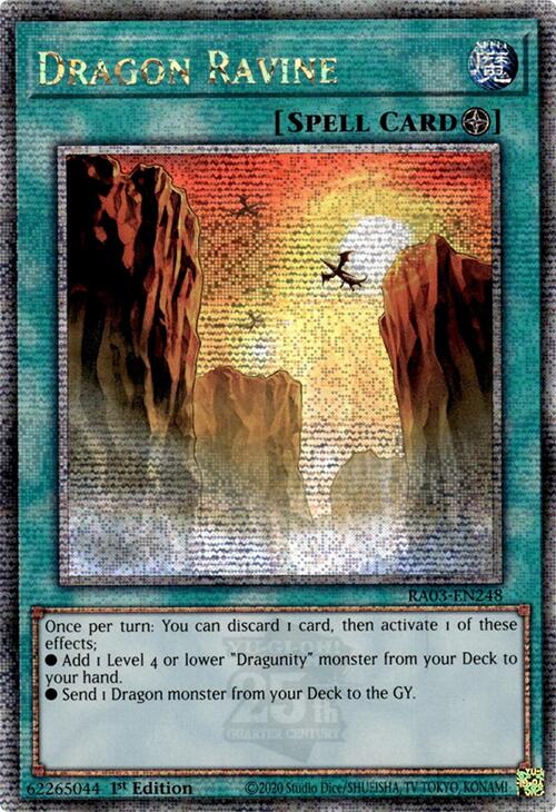 Dragon Ravine (Quarter Century Secret Rare) [RA03-EN248] Quarter Century Secret Rare | Good Games Adelaide SA