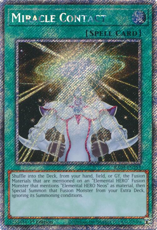 Miracle Contact (Platinum Secret Rare) [RA03-EN253] Platinum Secret Rare | Good Games Adelaide SA