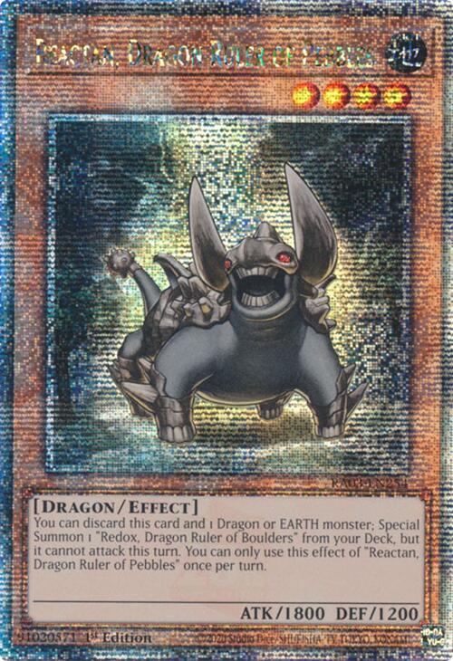 Reactan, Dragon Ruler of Pebbles (Quarter Century Secret Rare) [RA03-EN254] Quarter Century Secret Rare | Good Games Adelaide SA