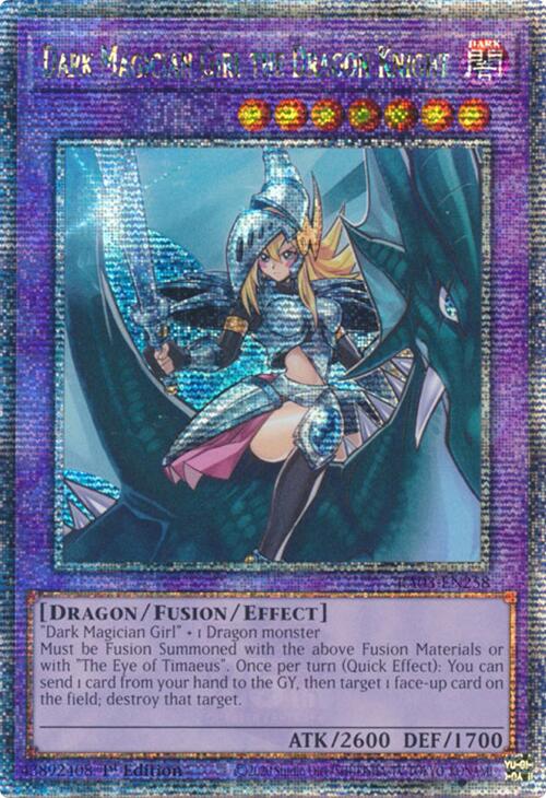 Dark Magician Girl the Dragon Knight (Quarter Century Secret Rare) [RA03-EN258] Quarter Century Secret Rare | Good Games Adelaide SA