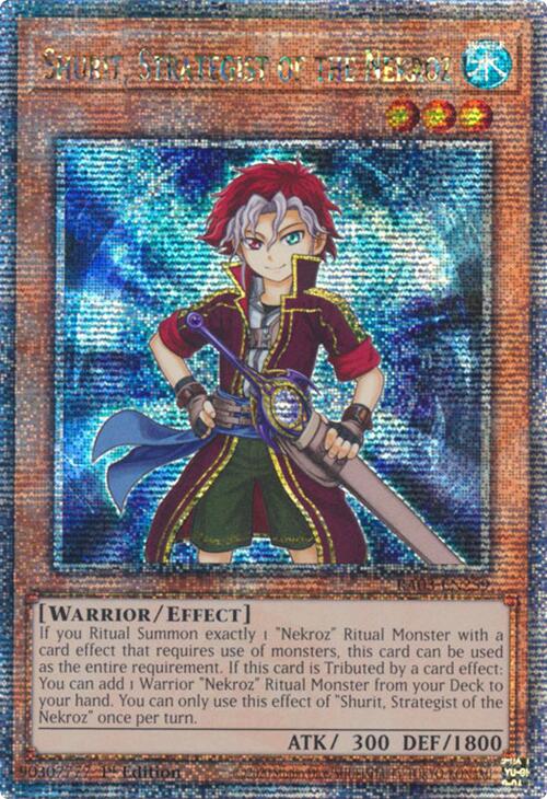Shurit, Strategist of the Nekroz (Quarter Century Secret Rare) [RA03-EN259] Quarter Century Secret Rare | Good Games Adelaide SA