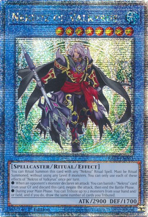 Nekroz of Valkyrus (Quarter Century Secret Rare) [RA03-EN263] Quarter Century Secret Rare | Good Games Adelaide SA