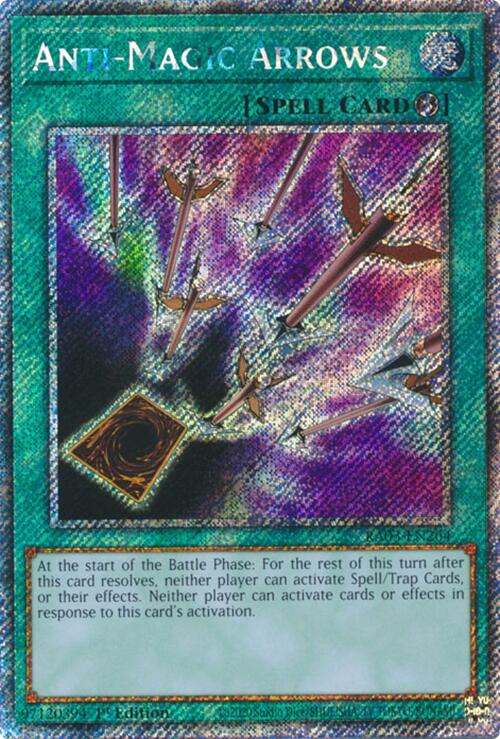Anti-Magic Arrows (Platinum Secret Rare) [RA03-EN264] Platinum Secret Rare | Good Games Adelaide SA