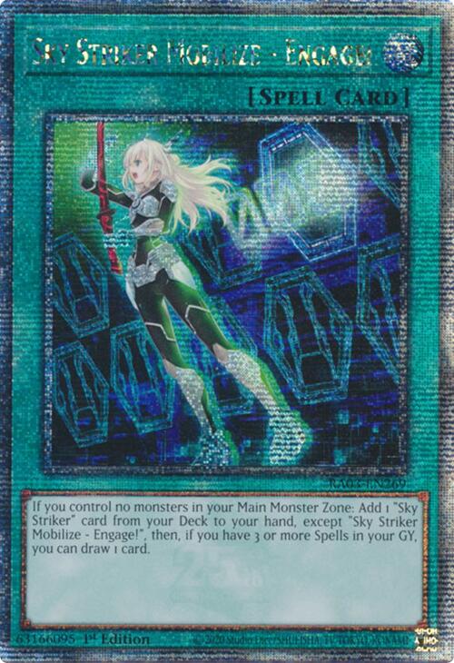Sky Striker Mobilize - Engage! (Quarter Century Secret Rare) [RA03-EN269] Quarter Century Secret Rare | Good Games Adelaide SA