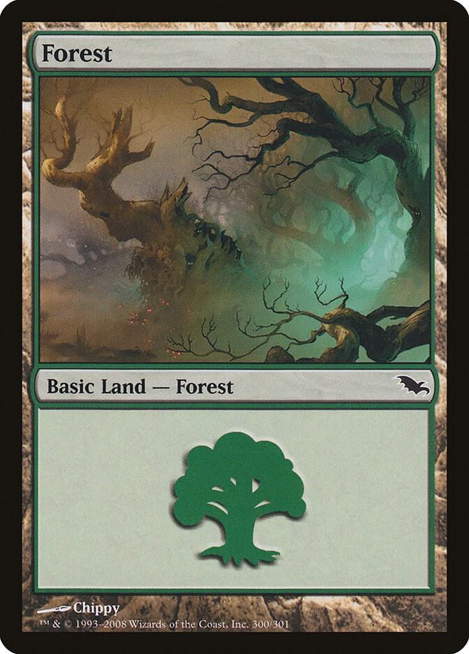 Forest 300 300 (Shadowmoor)  - Foil | Good Games Adelaide SA