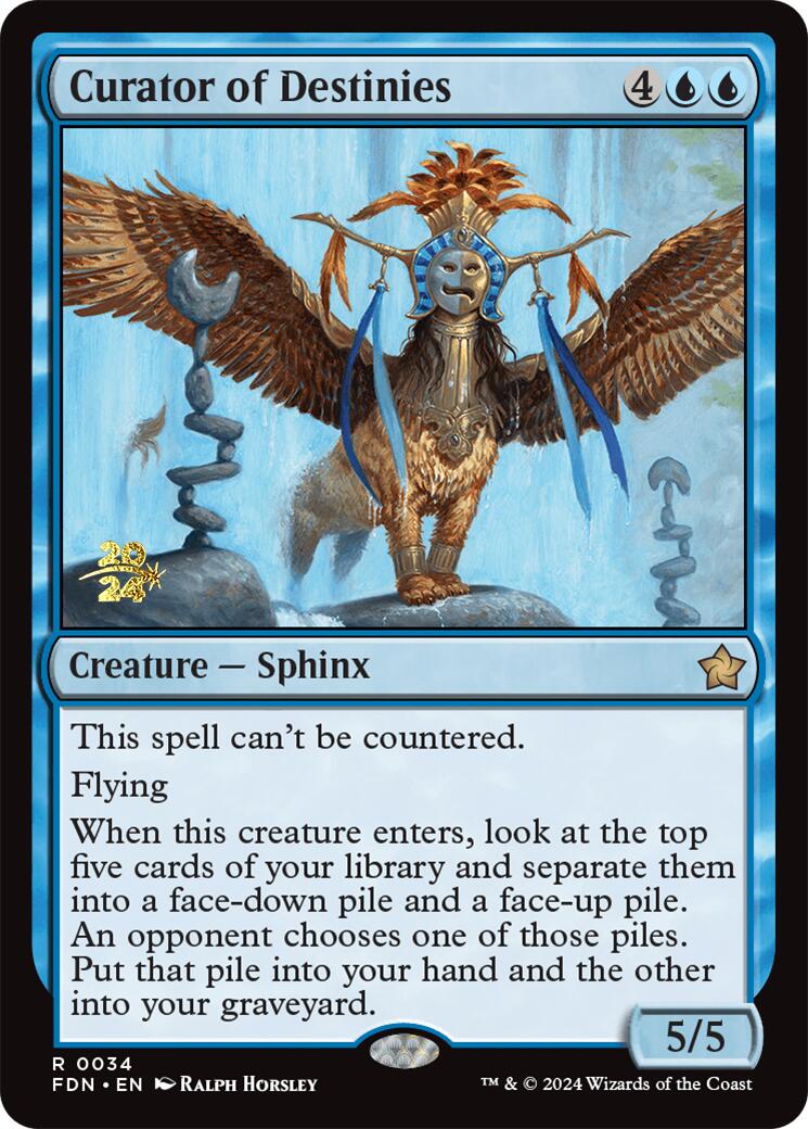 Curator of Destinies [Foundations Prerelease Promos] | Good Games Adelaide SA