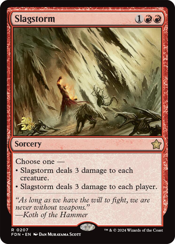 Slagstorm [Foundations Prerelease Promos] | Good Games Adelaide SA