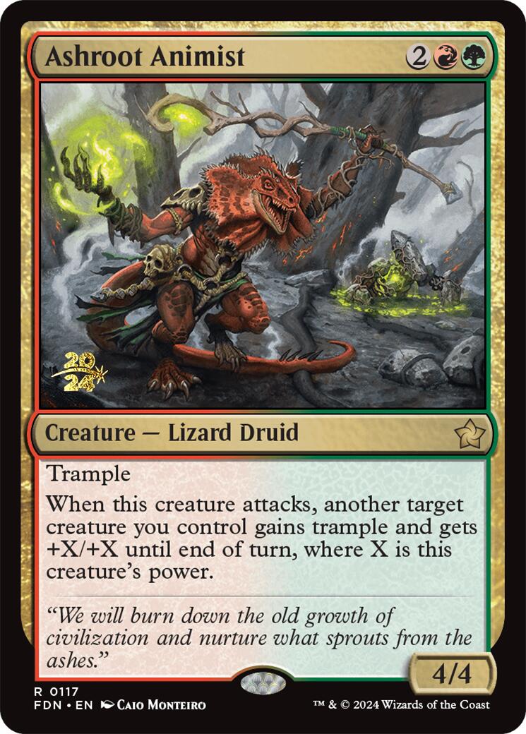 Ashroot Animist [Foundations Prerelease Promos] | Good Games Adelaide SA