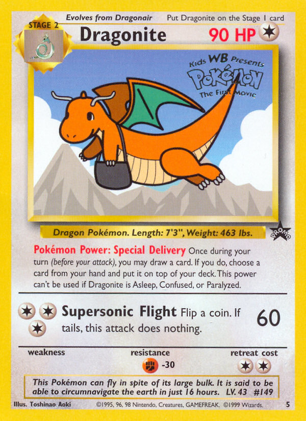 Dragonite (5) [Wizards of the Coast: Black Star Promos] | Good Games Adelaide SA