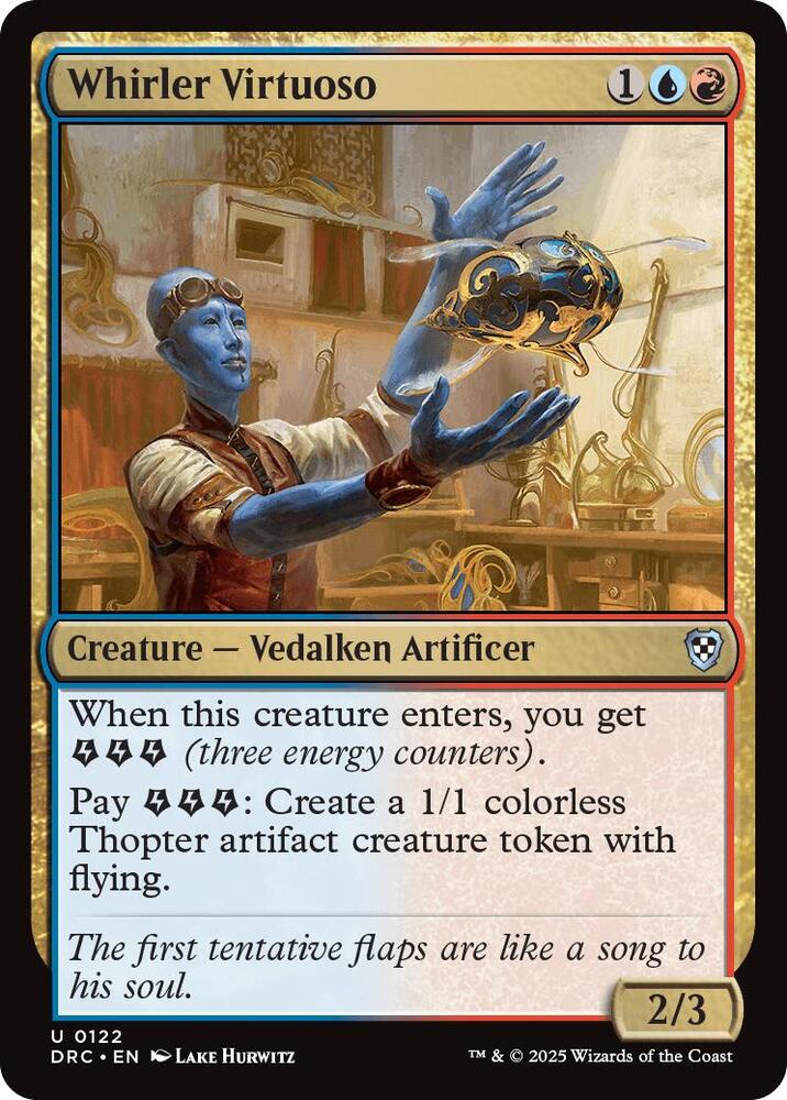 Whirler Virtuoso 122 (Commander: Aetherdrift)  | Good Games Adelaide SA