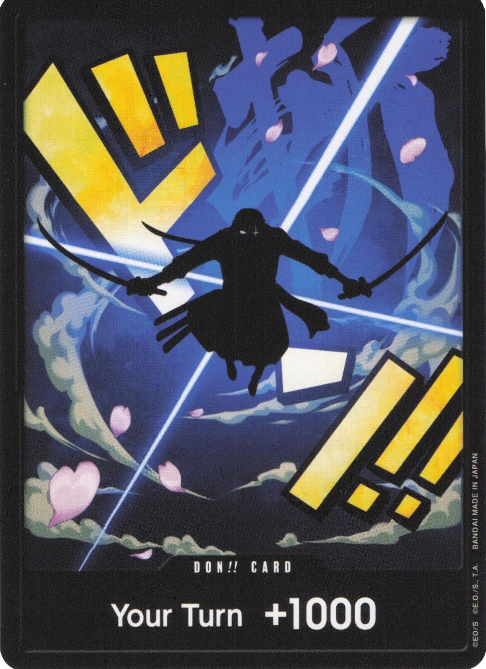 DON!! Card (Zoro) [Premium Booster -The Best-] | Good Games Adelaide SA
