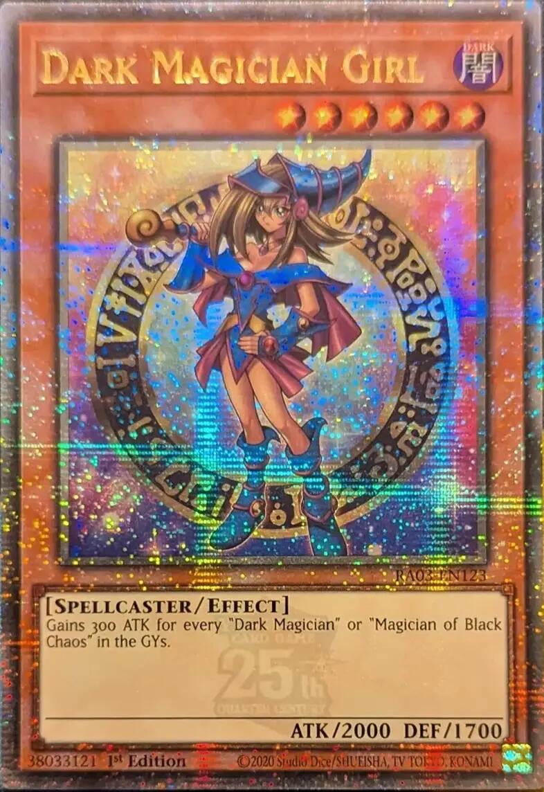 Dark Magician Girl (Quarter Century Secret Rare) (B) [RA03-EN123] Quarter Century Secret Rare | Good Games Adelaide SA