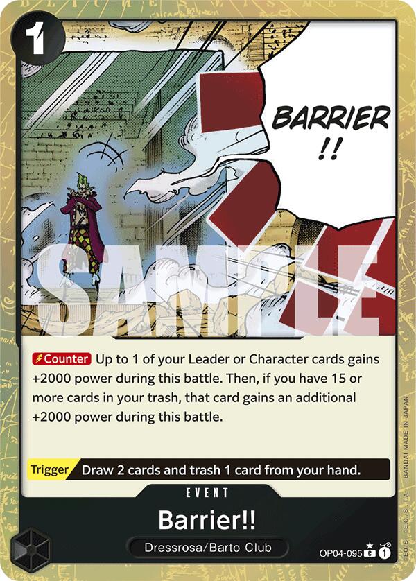 Barrier!! (Textured Foil) [Premium Booster -The Best-] | Good Games Adelaide SA