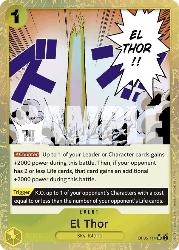 El Thor (Textured Foil) [Premium Booster -The Best-] | Good Games Adelaide SA
