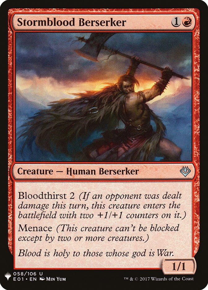 Stormblood Berserker [Mystery Booster] | Good Games Adelaide SA