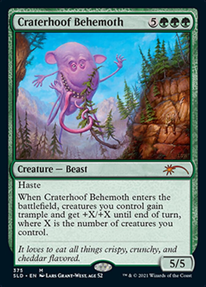 Craterhoof Behemoth (375) [Secret Lair Drop Series] | Good Games Adelaide SA