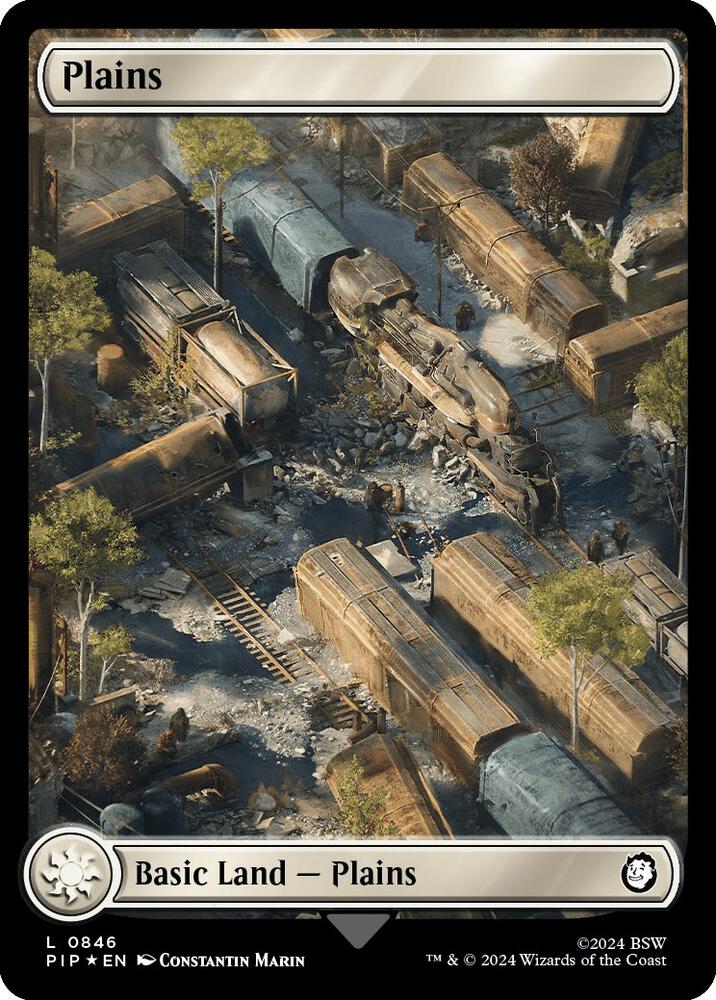 Plains 846 (Universes Beyond: Fallout)  - Foil | Good Games Adelaide SA