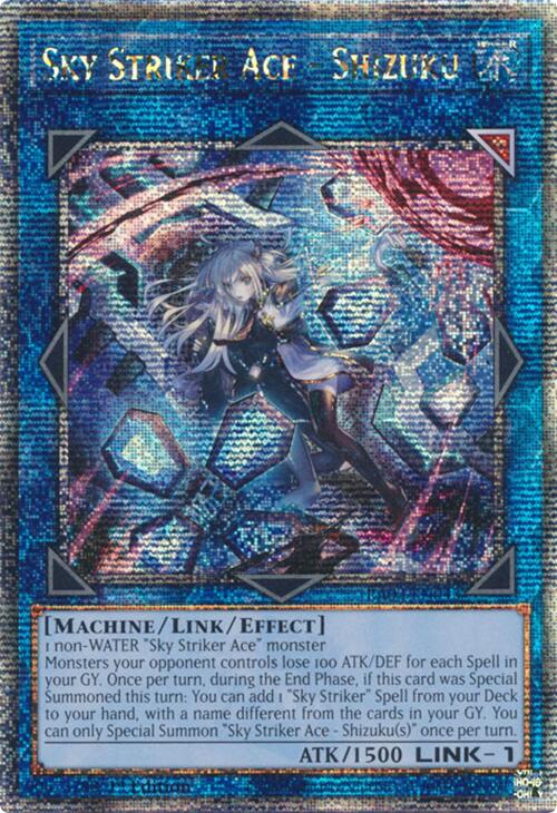 Sky Striker Ace - Shizuku (Alternate Art) (Quarter Century Secret Rare) [RA03-EN043] Quarter Century Secret Rare | Good Games Adelaide SA