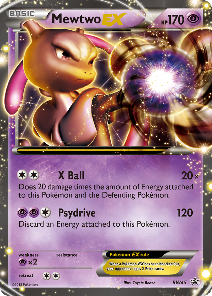 Mewtwo EX (BW45) [Black & White: Black Star Promos] | Good Games Adelaide SA