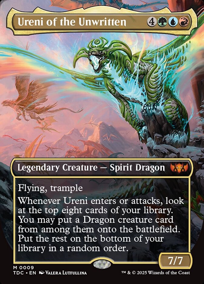 Ureni of the Unwritten 9 (Commander: Tarkir: Dragonstorm)  - Foil | Good Games Adelaide SA