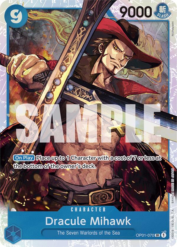 Dracule Mihawk (OP01-070) (Reprint) [Premium Booster -The Best-] | Good Games Adelaide SA