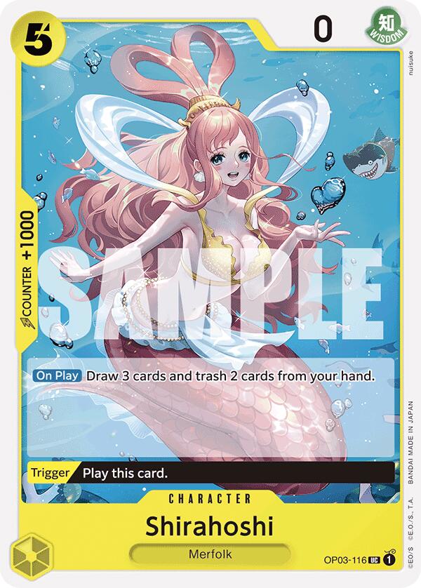 Shirahoshi (OP03-116) (Reprint) [Premium Booster -The Best-] | Good Games Adelaide SA