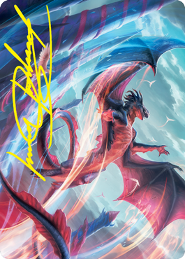 Galazeth Prismari Art Card (Gold-Stamped Signature) [Strixhaven: School of Mages Art Series] | Good Games Adelaide SA