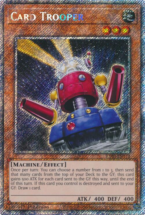 Card Trooper (Platinum Secret Rare) [RA03-EN172] Platinum Secret Rare | Good Games Adelaide SA