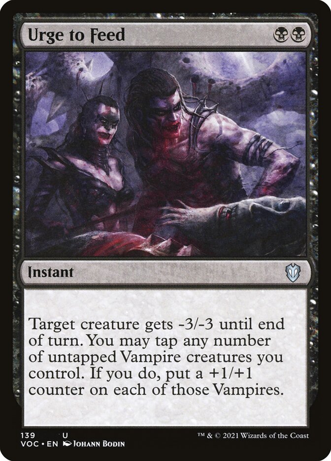 Urge to Feed 139 (Commander: Innistrad: Crimson Vow)  | Good Games Adelaide SA