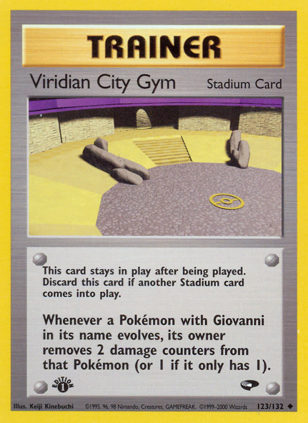 Viridian City Gym (123/132) [Gym Challenge 1st Edition] | Good Games Adelaide SA