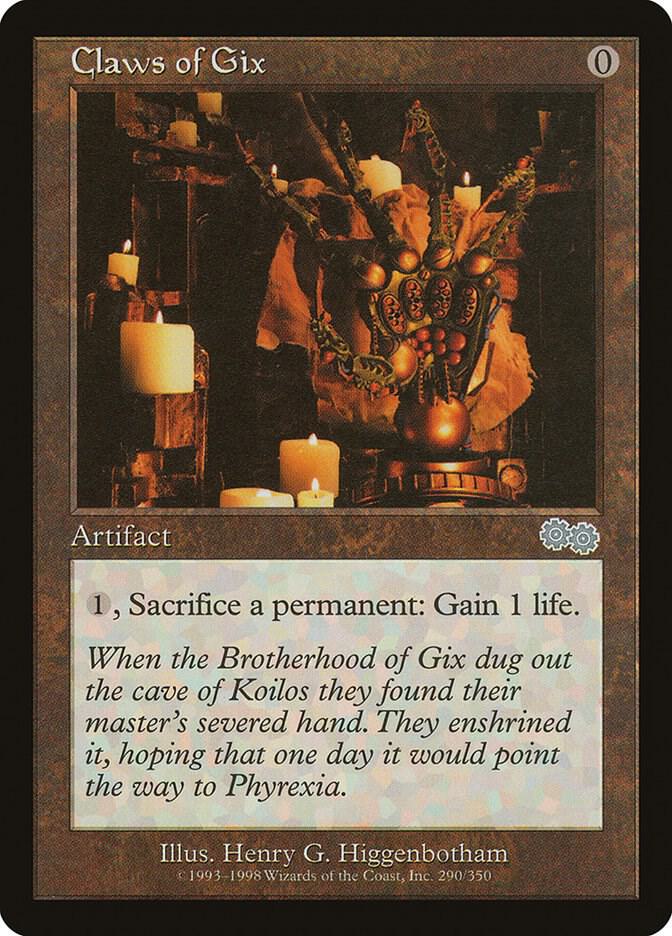 Claws of Gix 290 (Urza's Saga)  | Good Games Adelaide SA
