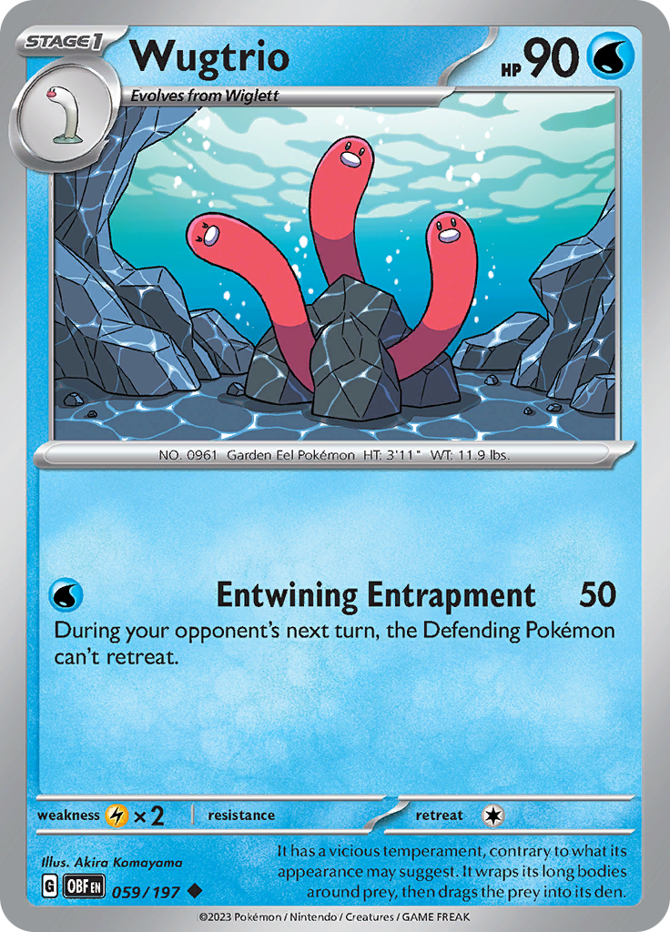 Wugtrio (059/197) [Scarlet & Violet: Obsidian Flames] | Good Games Adelaide SA