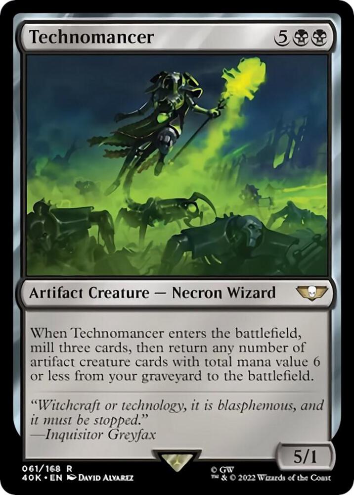 Technomancer Surge Foil 61 (Universes Beyond: Warhammer 40,000)  - Foil | Good Games Adelaide SA