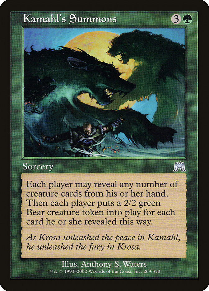 Kamahl's Summons 269 (Onslaught)  | Good Games Adelaide SA