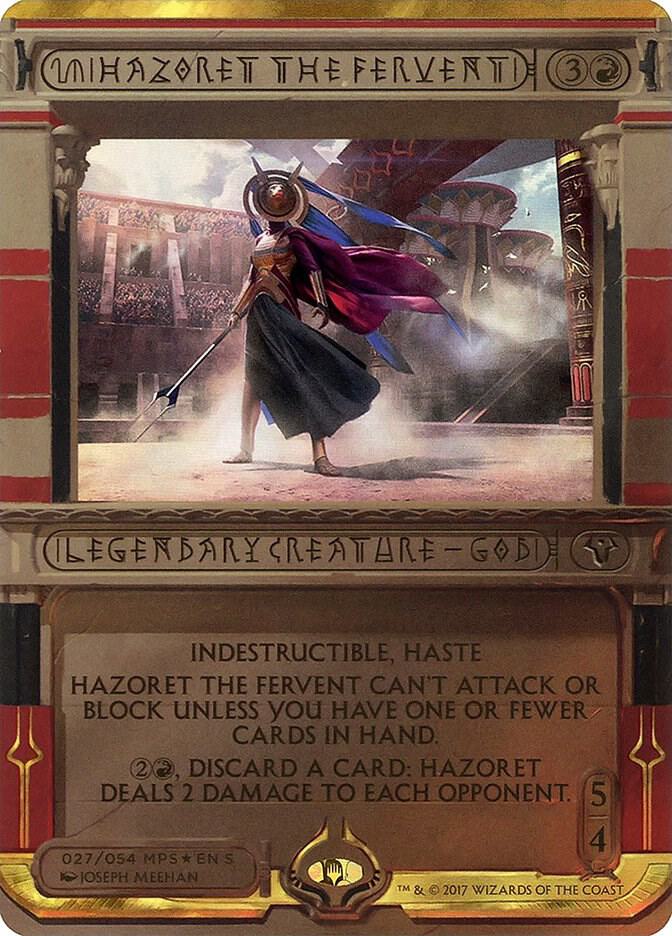 Hazoret the Fervent 27 (Masterpiece Series: Amonkhet Invocations)  - Foil | Good Games Adelaide SA