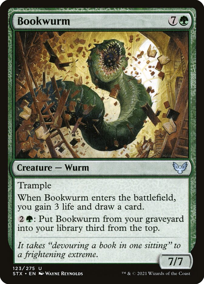 Bookwurm 123 (Strixhaven: School of Mages)  | Good Games Adelaide SA