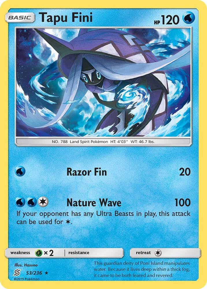 Tapu Fini 53/236 (SM - Unified Minds)  | Good Games Adelaide SA