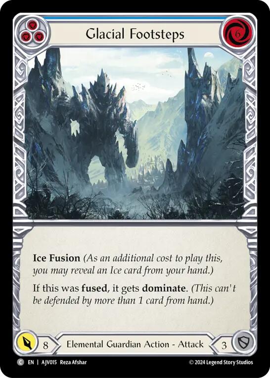 Glacial Footsteps (Blue) [AJV015] (Armory Deck: Jarl Vetreidi) | Good Games Adelaide SA